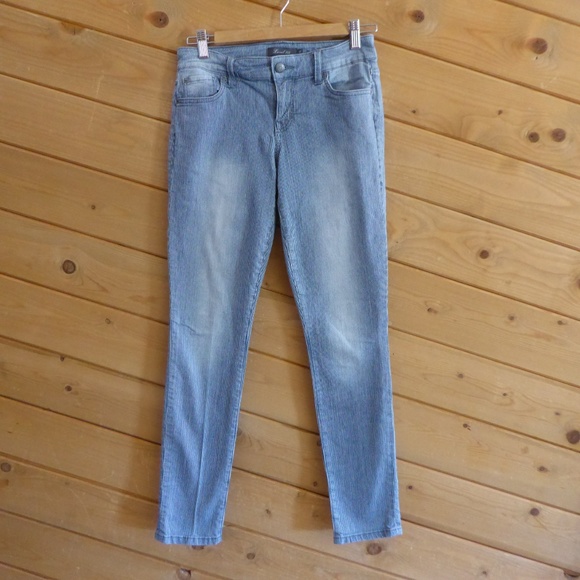 Level 99 Anthropologie Liza Skinny Stripe Jeans 27 - Picture 1 of 8